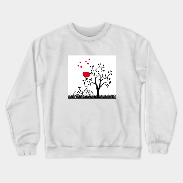 Love Crewneck Sweatshirt by valentinahramov